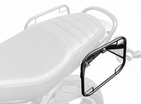 Kijima Bike Bag Support Side Bag Mounting Left Side Steel Matte Black Speed 400X Anti-Catching 400/Scrambler ( 24-) HTR-08012