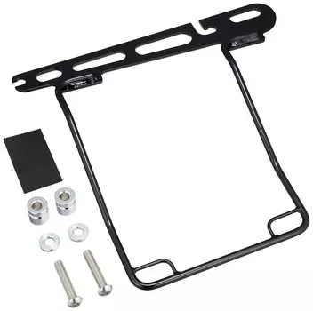 Kijima Bike Parts Защитная седельная сумка DHW, левая, черная, FLSTF 2008~ HD-08005