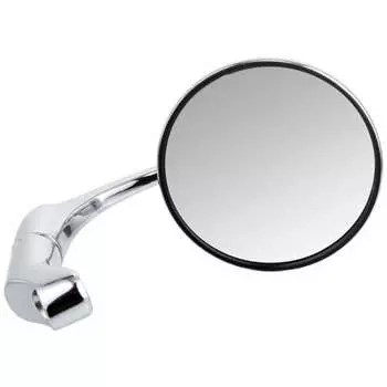 Kijima Euro Type Mirror Round 4 Inch 94 For Left and Right Use/Compatible with Yamaha Right Mirror Universal 203-8024