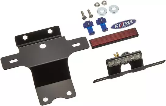 Kijima Motorcycle Bike Parts Fenderless Kit с отражателем Majesty YAMAHA S/SMAX сталь/черный 315-041 чёрный