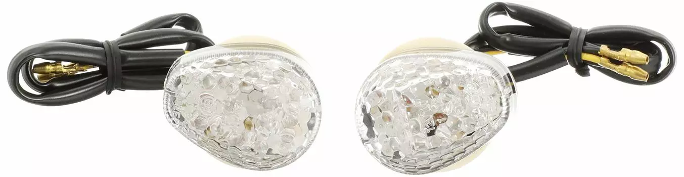 Детали мотоцикла Kijima комплект светодиодных указателей поворота для переднего левого и правого фонаря YAMAHA YZF-R25 219-3034 чистый