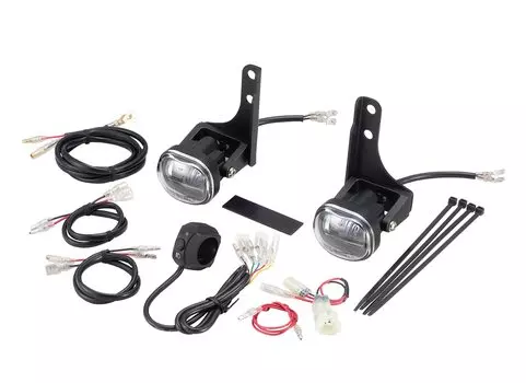 Kijima Motorcycle Parts Fog Lamp Kit LED Auxiliary Light Waterproof IP67 18W White CRF250L/RALLY( 20-) (2 lights) 5000-6200K 205-6159 белый