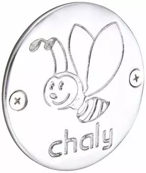 Kijima Point Cover with Chaly Logo Chaly Aluminum/Buffed 101-142