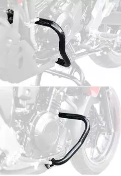 Kijima Защита двигателя Защита кузова Сталь Черная отделка V Strom 250 405-2292 чёрный