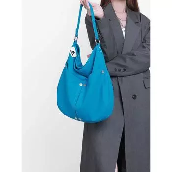 Kikawa Card Hobo Underarm Bag Original Design Idle Style Tote Bag Shoulder Messenger Bag Women Bag 2025 New Arrival Black