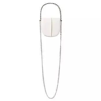 Kikawa Card Niche Style Mini Coin Chain Handbag White