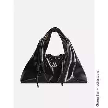 Kikawa Card Original Niche Retro Hobo Handbag Sweet Cool Delicate Pouch Crossbody Bags for Women 2025 New Arrival Black