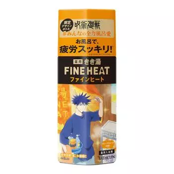 Kikiyu Fine Heat Jujutsu Kaisen Design Bottle Grapefruit Scent 400g Bath Clean [Quasi-drug] (approx. 8-10 doses)