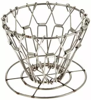 KIKKERLAND Collapsible Coffee Dripper Silver KCU160