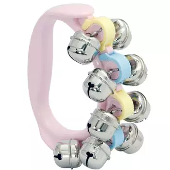 Kiktani Ring Bell Handbell 10 Bells Pink HB-10