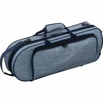 Kikutani Lightweight Trumpet Case Tweed Fabric Light Blue LBLU Semi-Hard TR-Tweed светло-синий