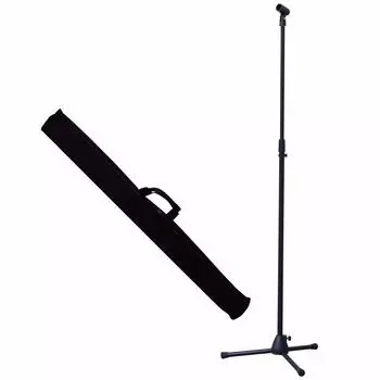 Kikutani Straight Microphone Stand Maximum Height 170cm Microphone Holder with Carrying Bag MS-120B