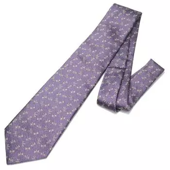 Kikyo Nezumi Dragonfly Галстук Dragonfly из японского шелкового жаккарда [Fujizakura Kobo] в японском стиле