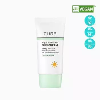 Ким Чон Мун Алоэ Кьюр Аква Мягкий Зеленый Солнцезащитный Крем 40 мл