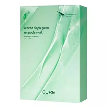 Ким Чон Мун Алоэ La Sense Loe Cure Realoe Phyto Green Ampoule Mask 300 мл, 10 шт., 1 шт.