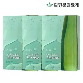 [Kim Jeong-moon Aloe] Cure Aloe Jelly Mask Pack Season 4 (30 sheets), 1 pack, 30 pieces