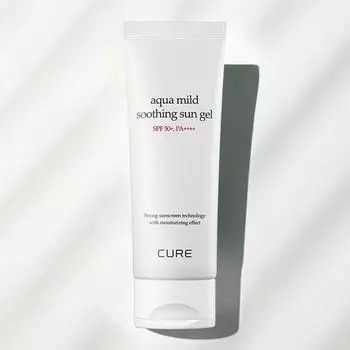 Kim Jeong Moon Aloe Cure Aqua Mild Успокаивающий солнцезащитный гель 60 мл (SPF50 +) 1 PCS