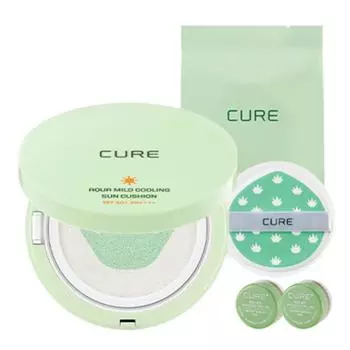 Охлаждающий солнцезащитный крем Kim Jeong-moon Aloe Cure SPF50+ PA++++ 25 г + сменный блок + мини-крем 2X 3,5 г x набор из 2 шт., 50 г, 1 набор