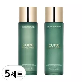 Kim Jeong Moon Aloe Cure Hydra Soothing Emulsion 130ml + Toner 130ml, 5 sets