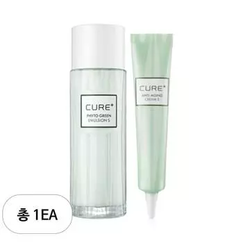 Kim Jeong-moon Aloe Cure Phytogreen Emulsion S 130ml + Anti-aging Cream S 30g, 1 set