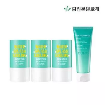 [Kim Jeong-moon Aloe] Cure Water Splash Cooling Sun Stick 23g * 3 pieces