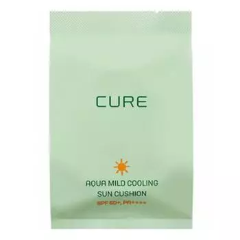 Ким Чон Мун Алоэ La Sense Loe Cure Aqua Mild Cooling Sun Cushion SPF50+ PA++++ Сменный блок, 25 г, 1 шт.