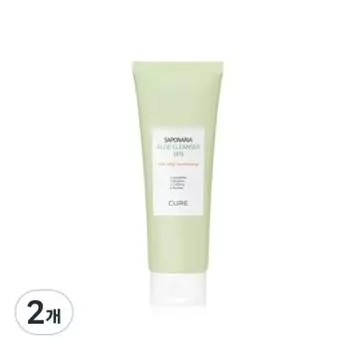 Kim Jeong-moon Aloe La Sense Loe Cure Saponaria Cleanser 1975, 150g, 2 units