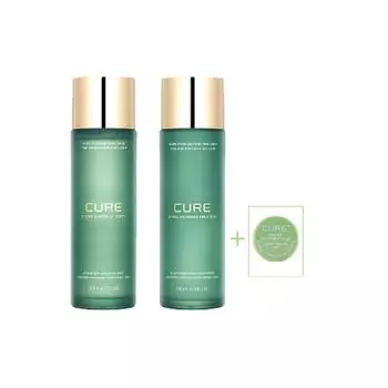 Kim Jeong-moon Aloe Lassence Loe Cure Hydra Toner + Emulsion + Mini Cream 3.5, 1 набор