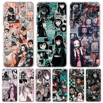 Kimetsu no Yaiba аниме Demon Slayer для Xiaomi Poco X3 NFC F3 M3 X4 M4 Pro 5G чехол для телефона Mi 11 Lite Ultra 11T 11X 12 11i чехол Xiaomi Mi 11i