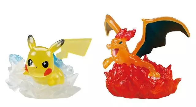 Kimewaza Pokemotion 2 типа Конфетная игрушка Смертельно! [Ассорти (Пикачу, Чаризард)]