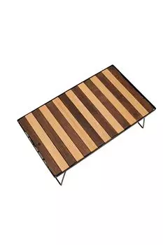 KIMICAMP Field Rack Top Board Wooden Stylish KURUKURU Top Board Natural (Walnut & Color)