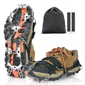KIMINO 28 Claws Chain Light Chain Snowy Mountain Icy Ice Simple Сумка для хранения в комплекте Кошки, Шипы, Кошки, Нескользящие Шипы, Горы, Скалолазание,