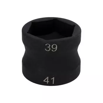 KIMISS Головка натяжителя ремня, 39-41 мм Двусторонняя головка-втулка Углеродистая сталь Черный Высокая твердость Инструмент для снятия шкива ремня для GY6 normal