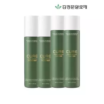 KimJeongmoon Cure Hydra 365 Soothing Toner 2 pieces + Emulsion 2 pieces, 1 set