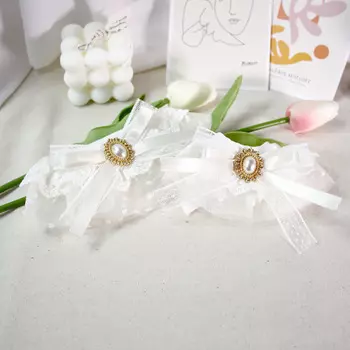 [KIMnyang_deng] Белая шифоновая кружевная лента, накидка для щенка, кошки, реквизит для фотосессии XS