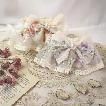 [KIMnyang_deng] Романтический плащ с цветком, жемчугом, кошкой и щенком Pink XS