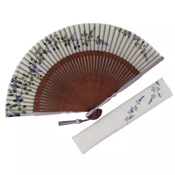 Кимоно Ayaka Fan Bag Set Вентилятор 21см [Stylish Iroha] [Hagi] Женский бежевый