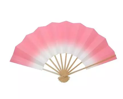 Kimono Bokashi Dance White 9 5 minutes Made in For dances and festival dances [Asakusa City] Fan, Bamboo, cm, [Pink, Japan] lessons, розовый