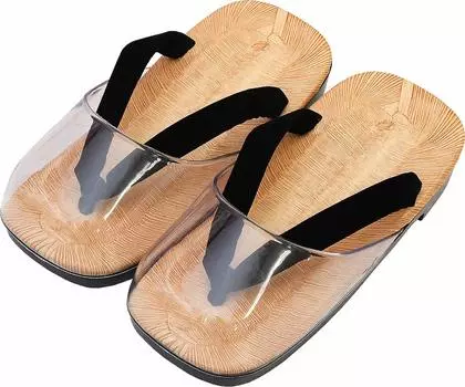 Kimono For rain in setta black thong with cover Zori setta setta shigure slippers Himilon velvet rain sole urethane sole sandals footwear domestically