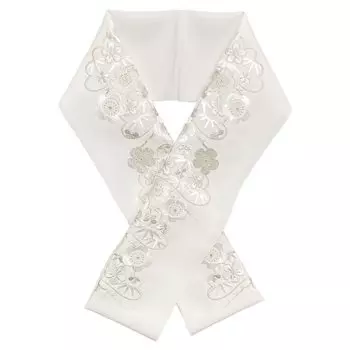 Kimono Half Half Japanese Coming of Age Graduation Long Pine [Kyoto Yuzen] Collar, Collar, Clothes, Kimono, Ceremony, Furisode, Ceremony, Hakama, белый