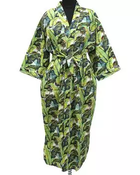 Кимоно ручной работы для подружек невесты, летняя одежда, цветочное пляжное кимоно, вечернее платье One Size разноцветный