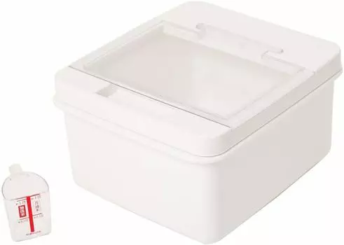 Kimoto Chemical Rice Stocker 5kg [Rice Bin] (White)