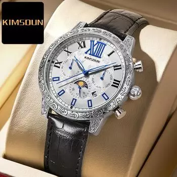 KIMSDUN Известные часы Jin Shide Мужские часы Высококачественные часы Водонепроницаемые полностью автоматические механические часы Спортивные часы Мужские часы