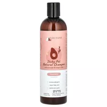 Kin+Kind, Itchy Pet Natural Shampoo, с авокадо, для собак и кошек, розмарин, 12 жидких унций (354 мл)