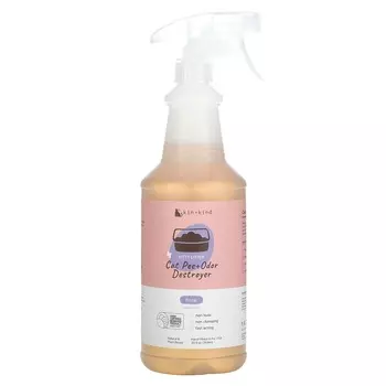 Kin+Kind, Наполнитель для кошачьего туалета, кошачья моча + Устранитель запаха, цветочный аромат, 32 жидких унции (354 мл)