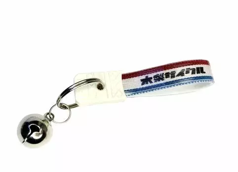 Kinashi Cycle Goods велосипедный брелок с колокольчиком красный x белый x вода
