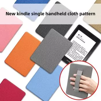 Kindle 6 Inch Hand Grip Case 2024 KPW543 PU Leather Cover for Kindle Paperwhite 543 658 Youth Edition Protective Shell 2024 cloth pattern 6‘ лаванды фиолетового
