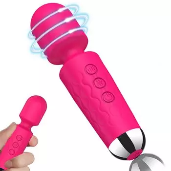 kinds of bending Electric massager mini made of mini electric USB popular handy electric Japanese manual black [20 vibrations, 360° head, silent,