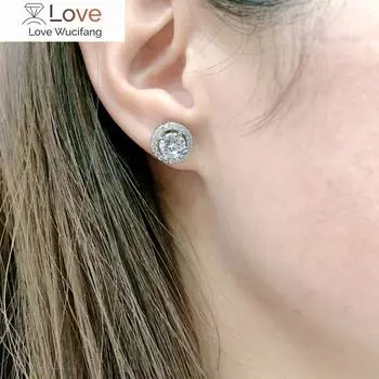 Kinel 18k Gold Цирконий Ювелирные наборы Обручальное кольцо Ожерелье Серьги Для Невесты Свадебные украшения Подарок на День Святого Валентина Для Женщин Chain length: 45cm