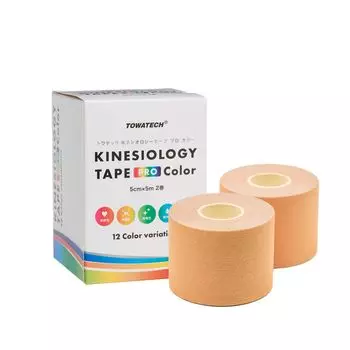 Kinepro Color 5 см x 5 м 2 рулона Шампань Золотая лента PRO Sports Taping Черный Темно-синий Розовый Зеленый Фиолетовый Красный Черный Синий Красный (Кинезиология Цвет)